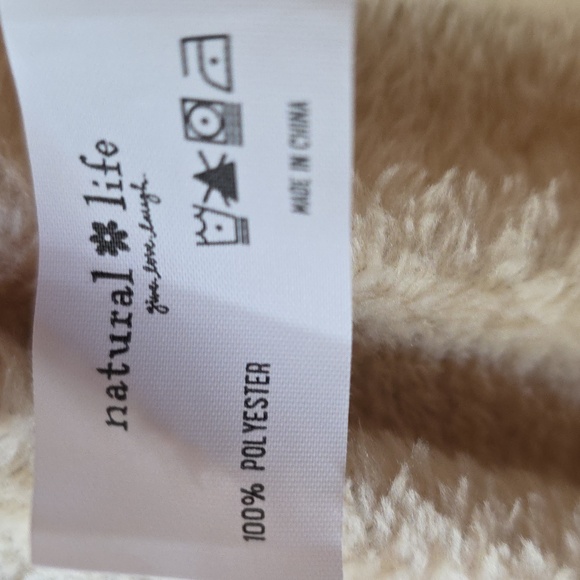 Natural Life Cozy Oversized Blanket Kimono Sherpa Lining Cozycore L/XL - Picture 6 of 6